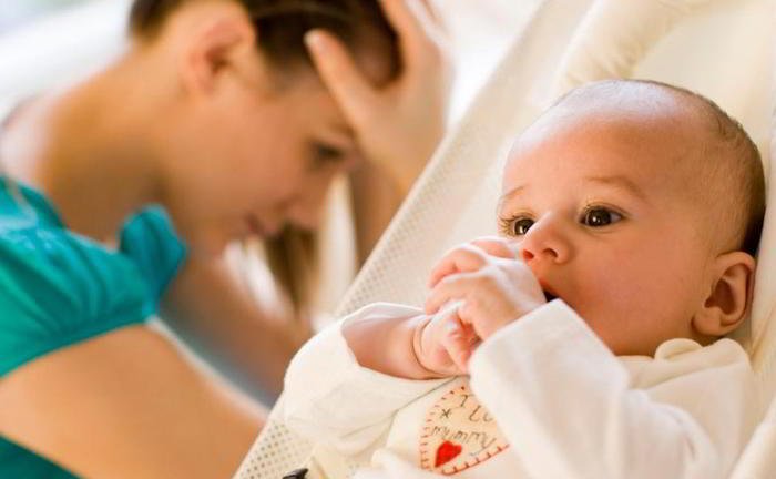 Is it true that young mothers feel depressed after the child birth?