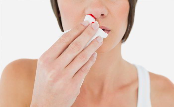 My nose bleeds When I suffer from cold. Why is it so?