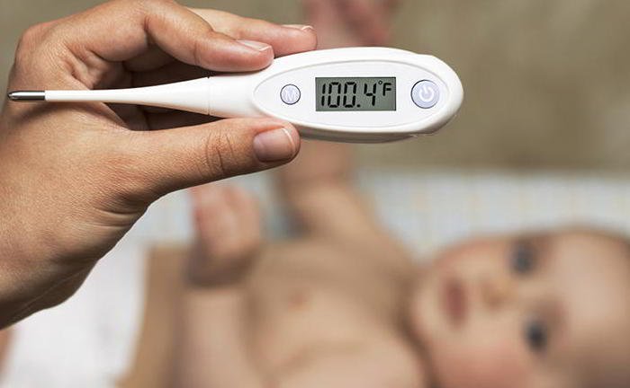 Please tell how to take temperature of a child?