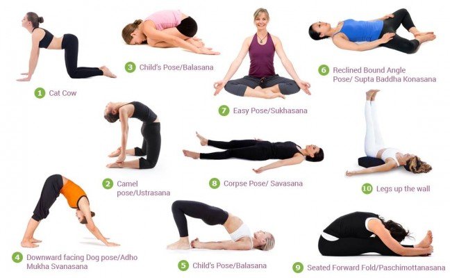 Top 10 Yoga Poses for Stress Relief