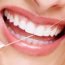 What is the colour of the healthy gums?