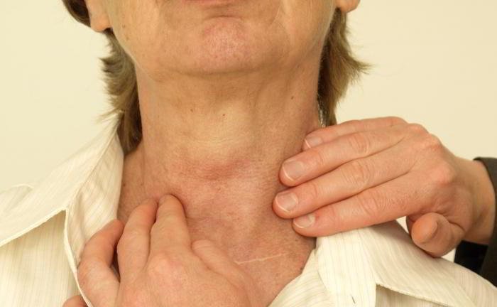 Where can we find thyroid gland?