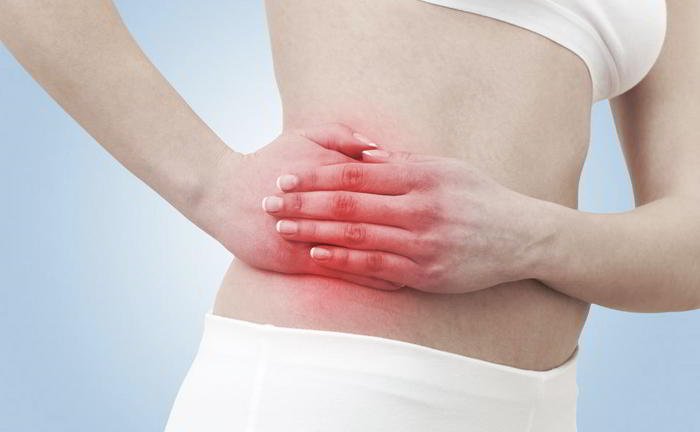 Where is the pain in the appendicitis and what are its symptoms.